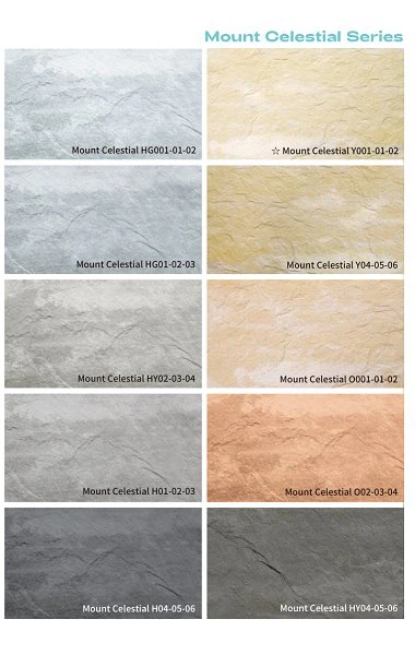 MCM Modified Clay Econic Clay Slate Stone Mount Celestial Color Selection